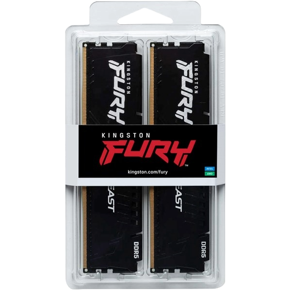 Kingston FURY Beast 16GB DDR5 Dual Channel Desktop Memory DIMM Kit